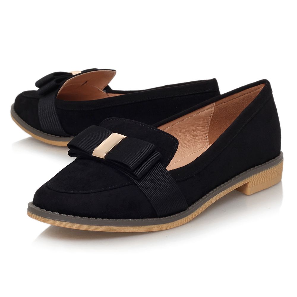 Miss KG Marcie Low Heeled Bow Detail Loafers