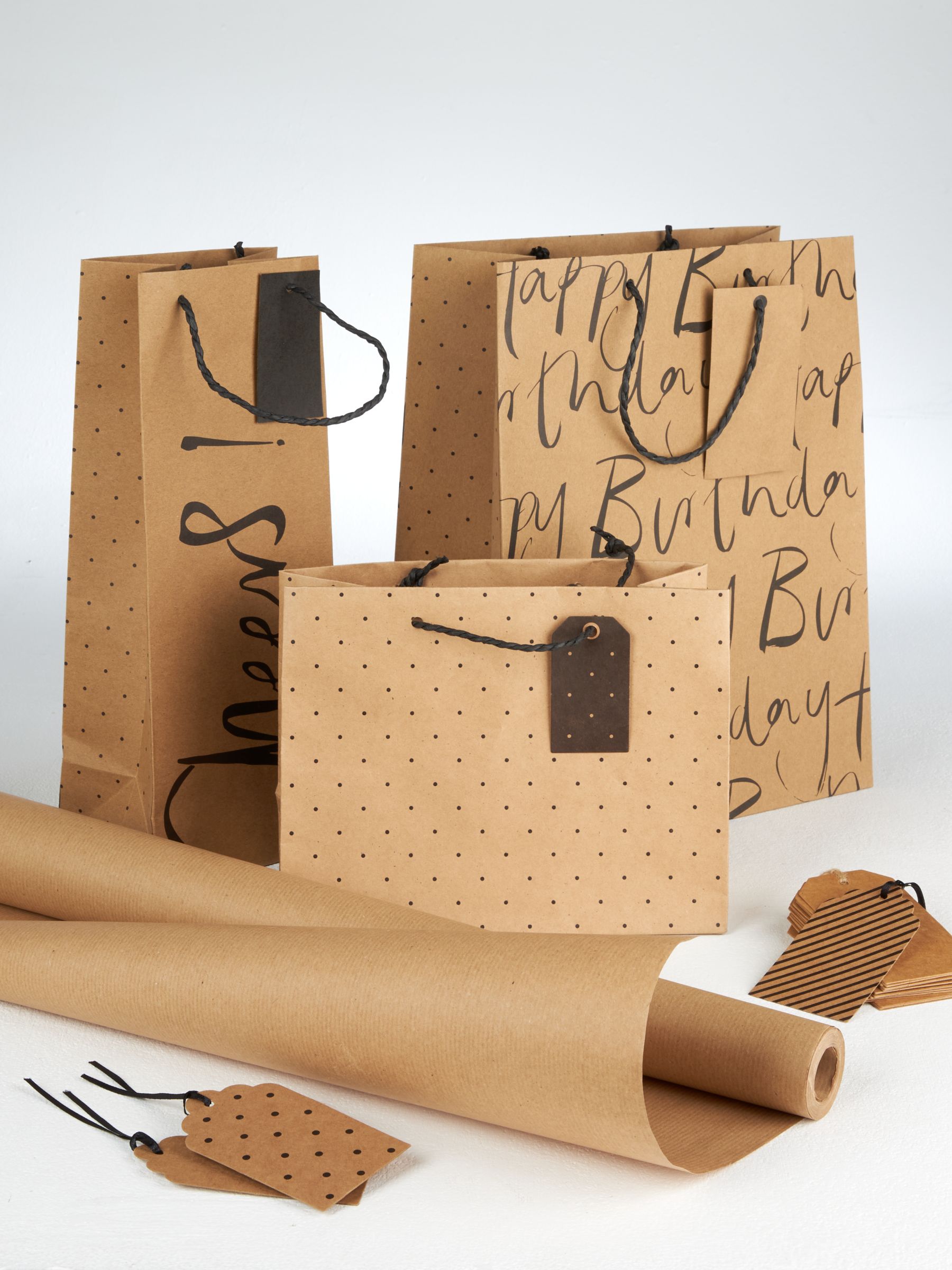 Kraft Paper Gift Wrapping Ideas – the striped plaid