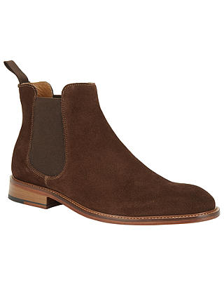 John Lewis & Partners Chester Suede Chelsea Boot, Brown