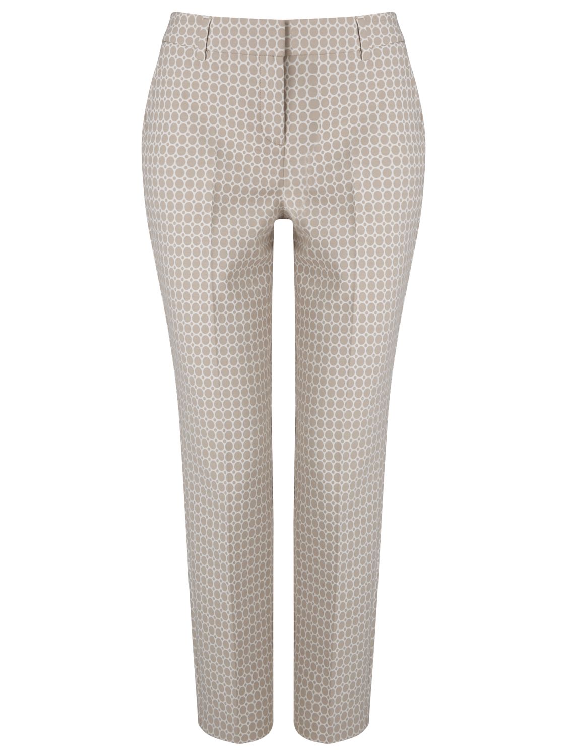 Phase Eight Alice Circle Trousers, Ivory/Stone at John Lewis & Partners