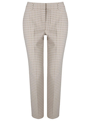 Phase Eight Alice Circle Trousers, Ivory/Stone