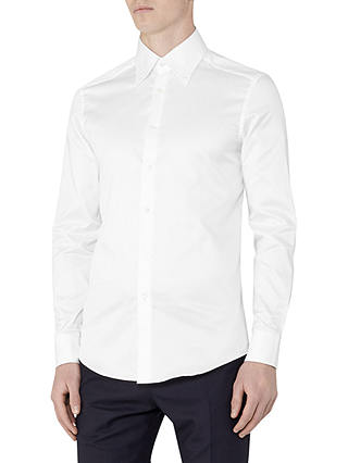 Reiss Redknap Slim Fit Shirt, White