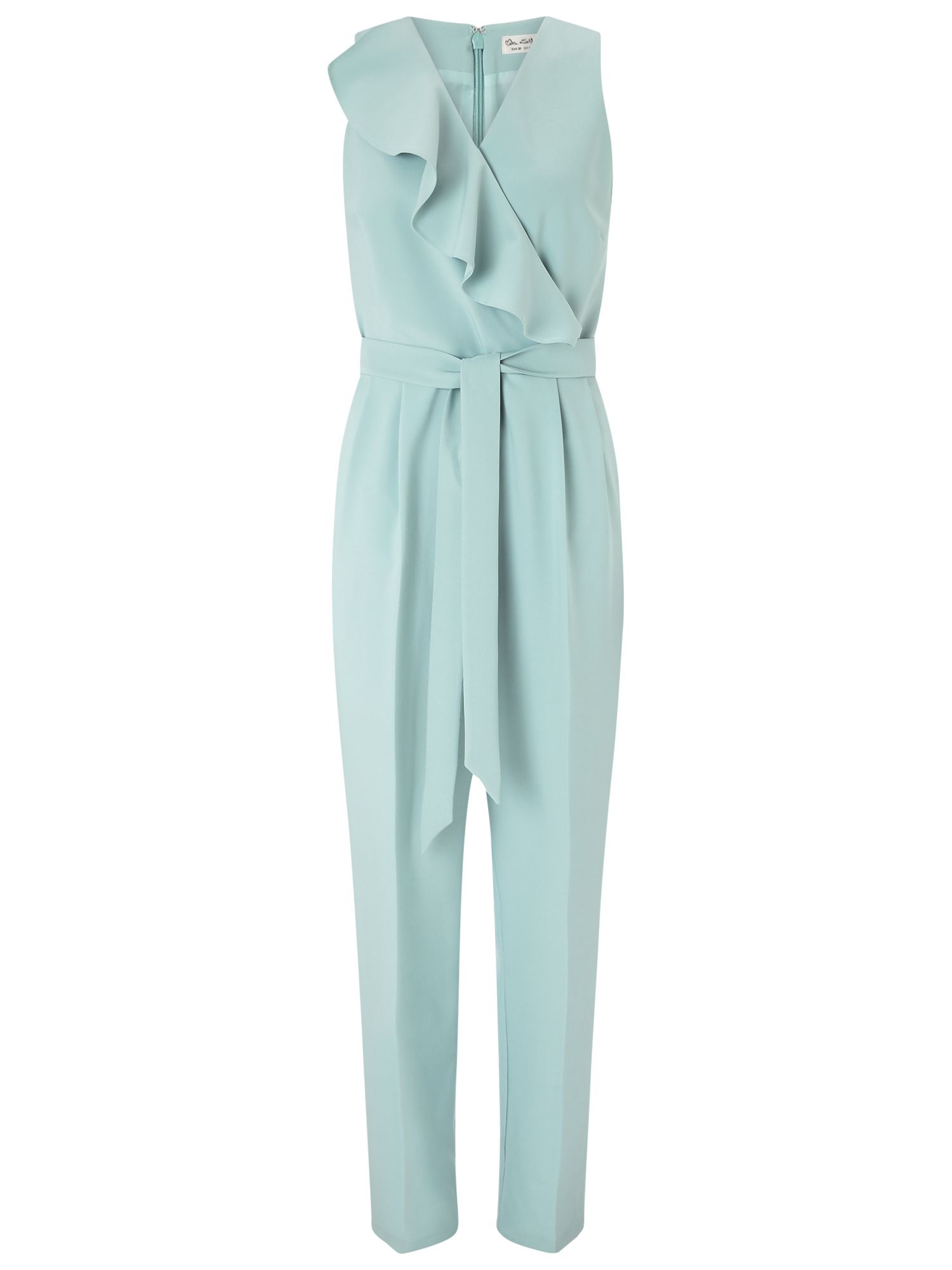 miss selfridge green jumpsuit