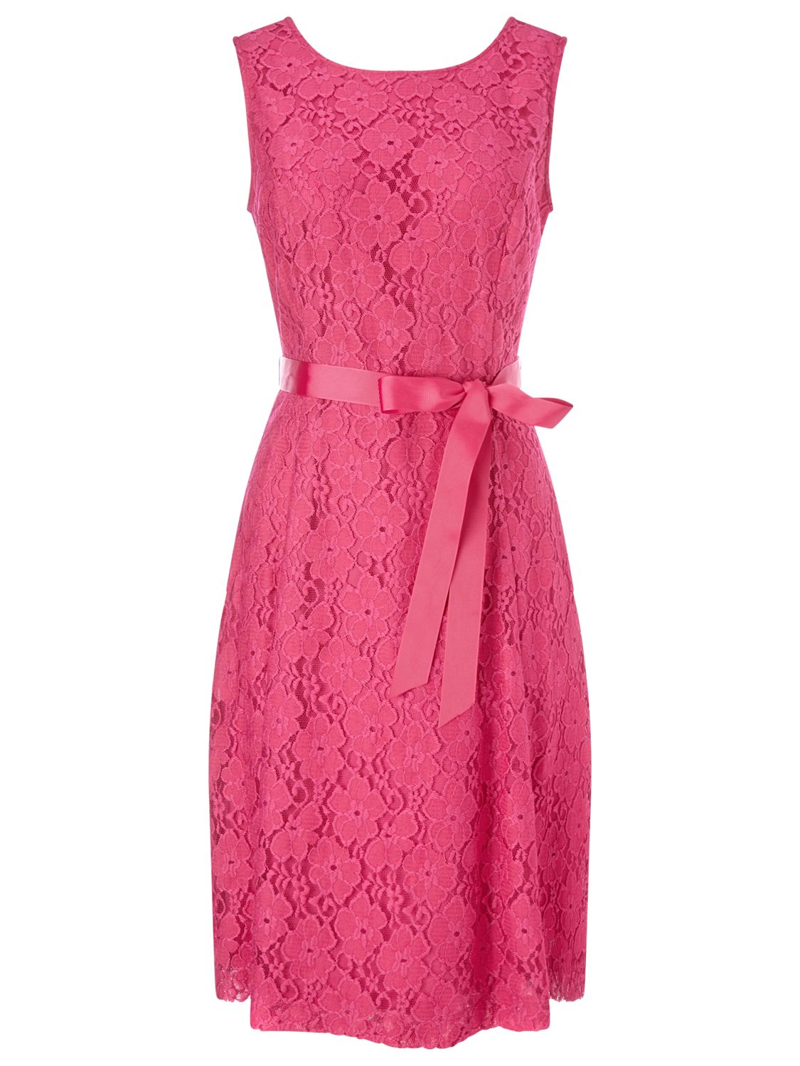 Precis Petite Lace Prom Dress, Pink at John Lewis & Partners