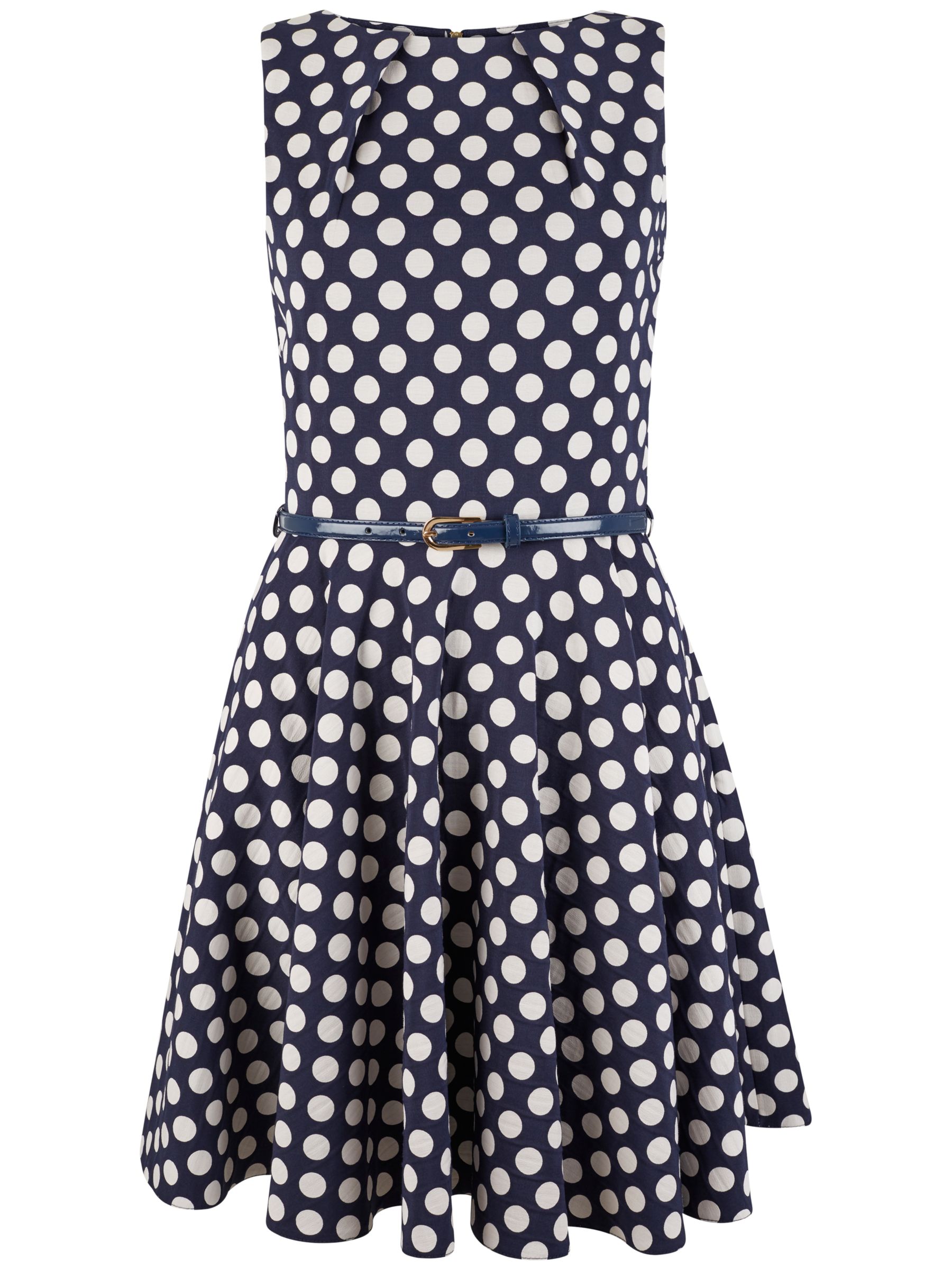 john lewis polka dot dress