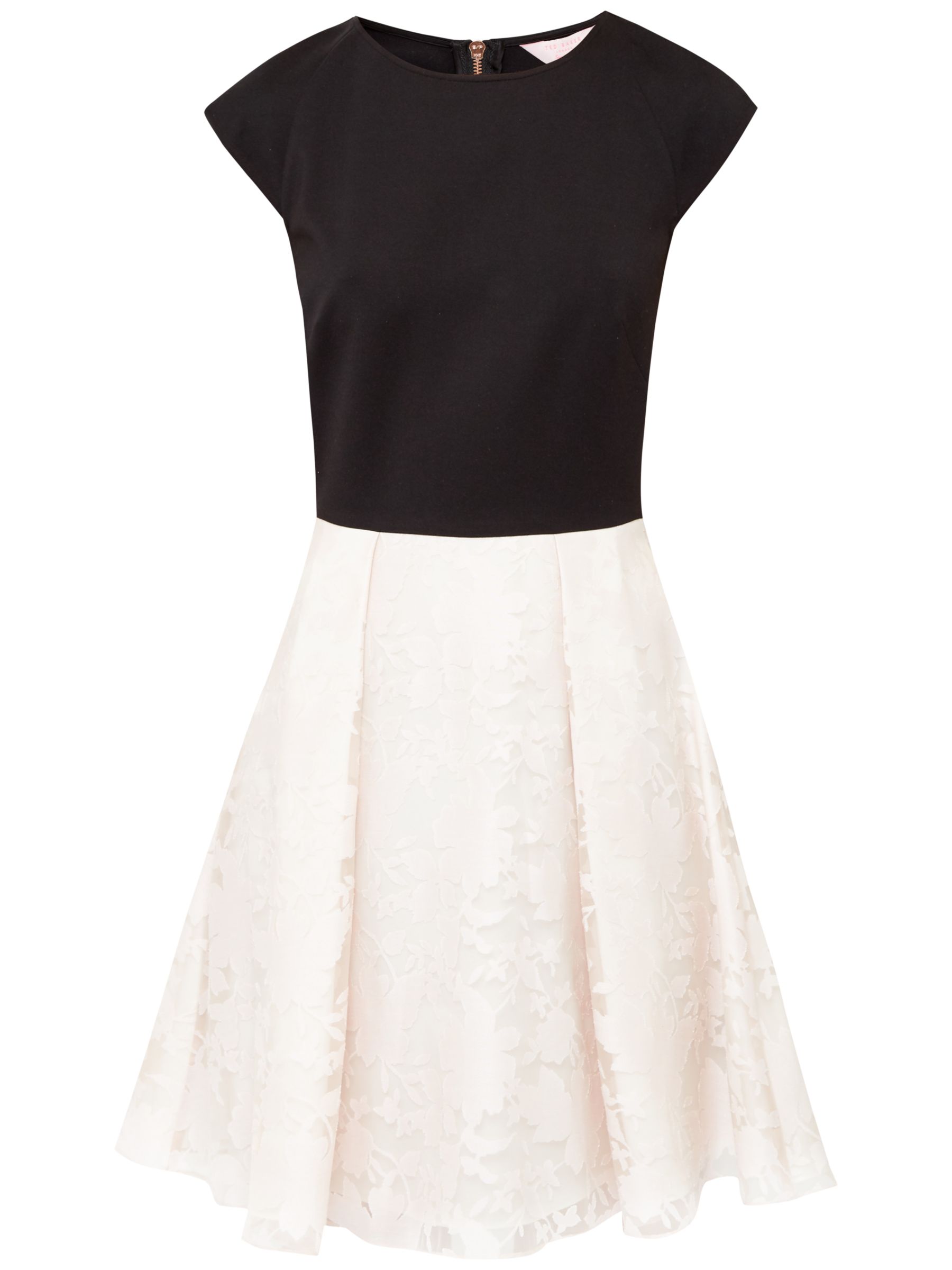 ted baker pink and black dress