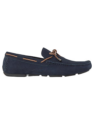 Dune Barnacle Suede Driving Loafers