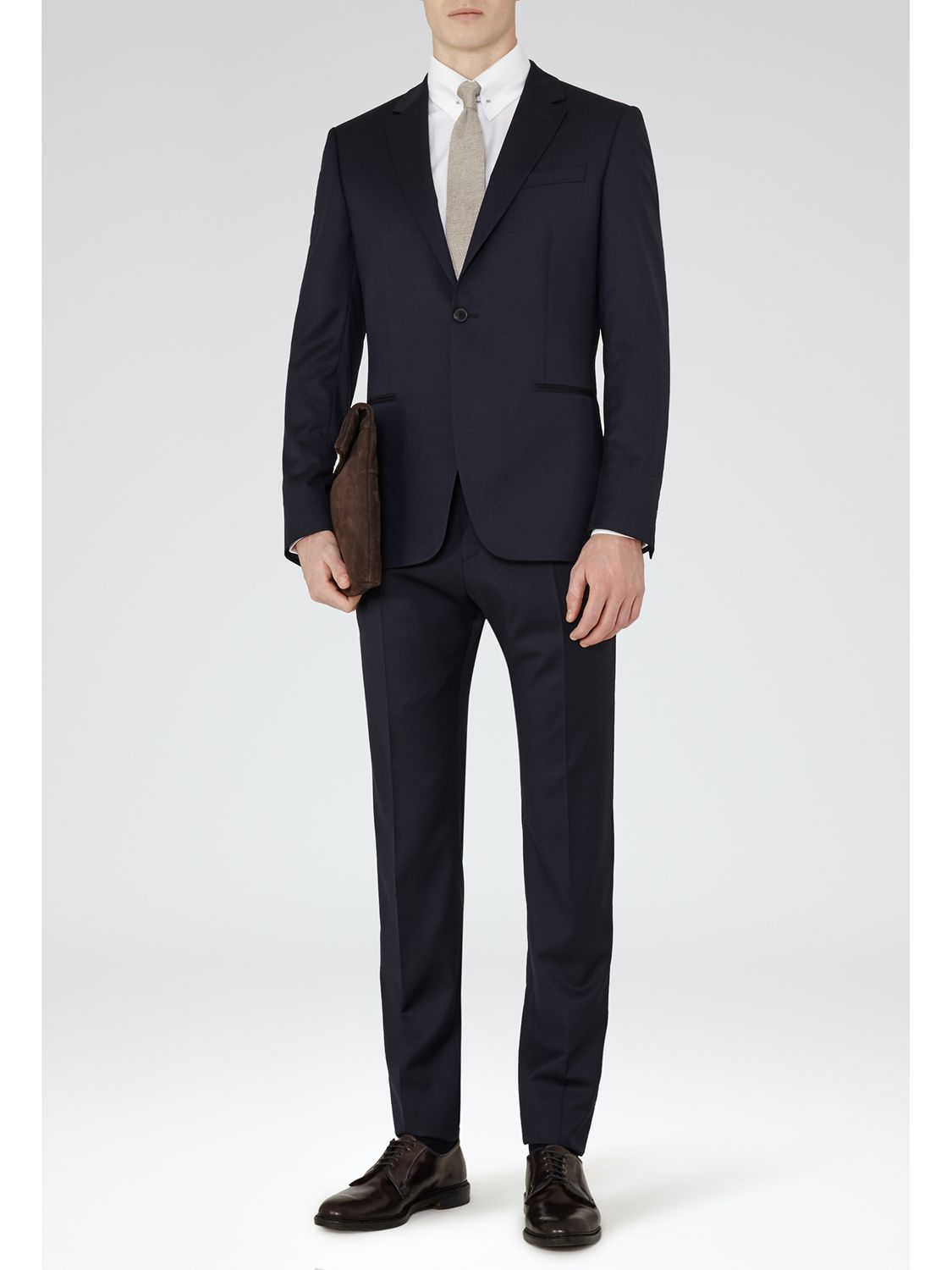 Reiss Marcello Modern Fit Wool Suit, Navy