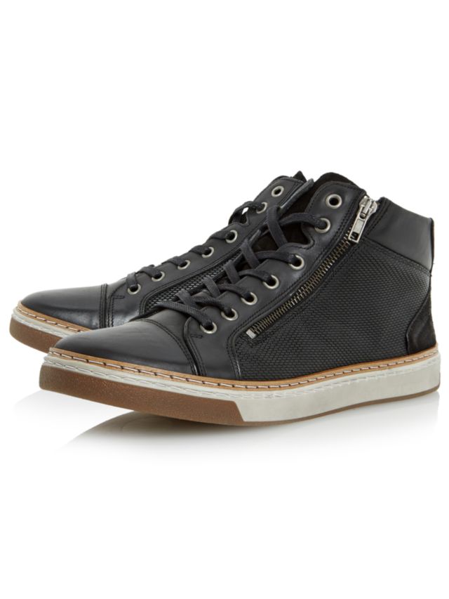 Mens trainers with store zip on the side