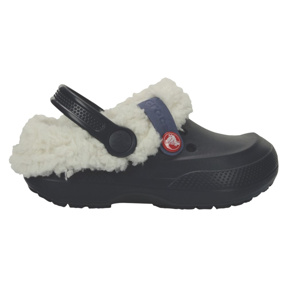 Crocs Children's Blitzen Clog Shoes, Navy, 1