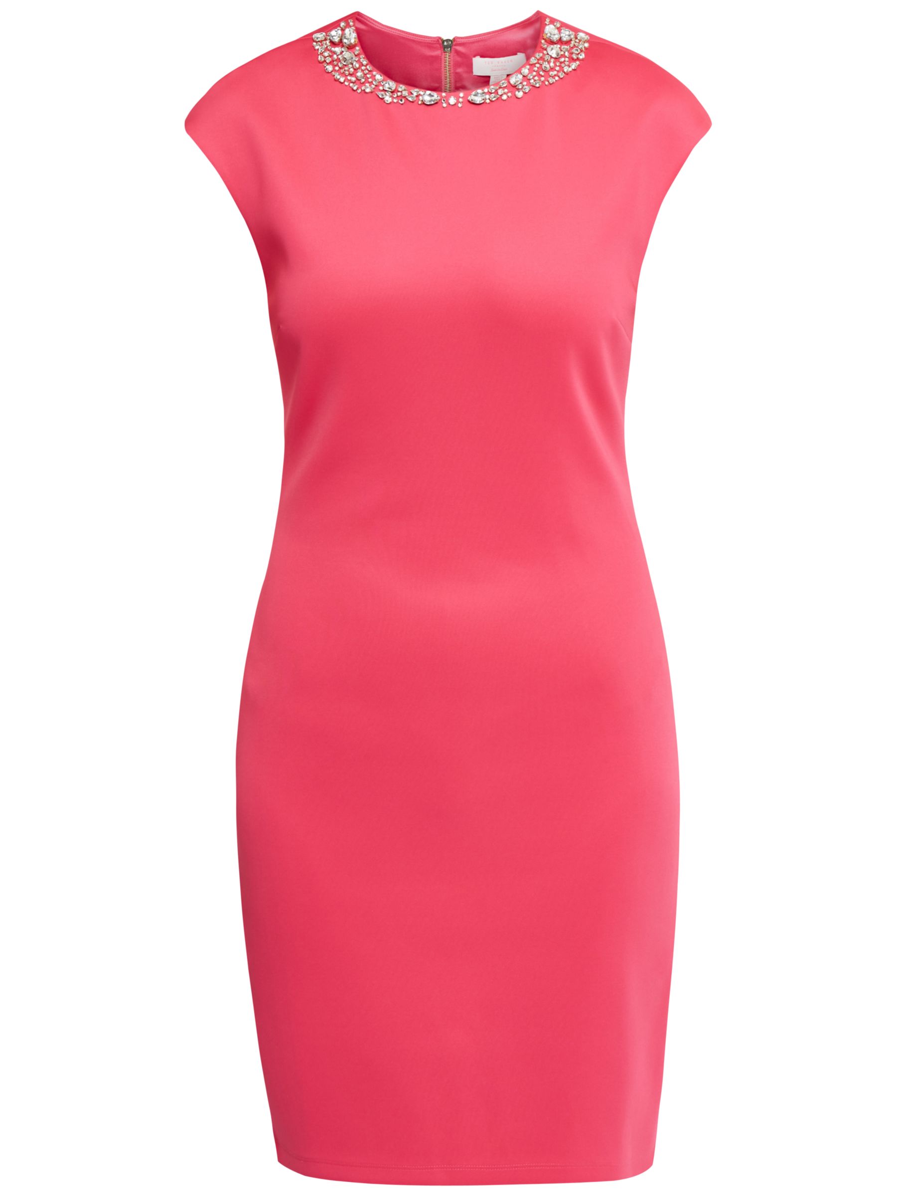 ted baker pink and black dress