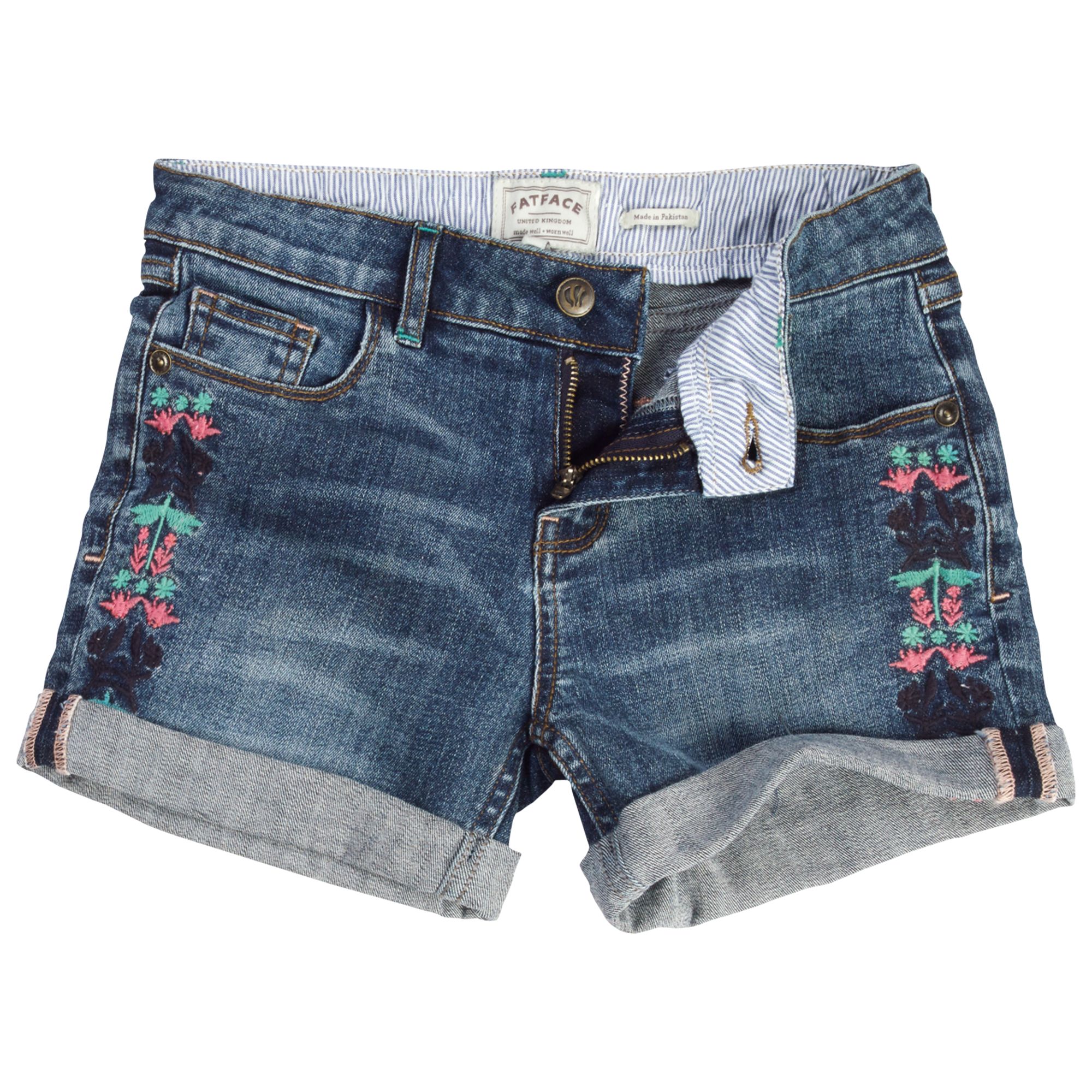 fat face denim shorts