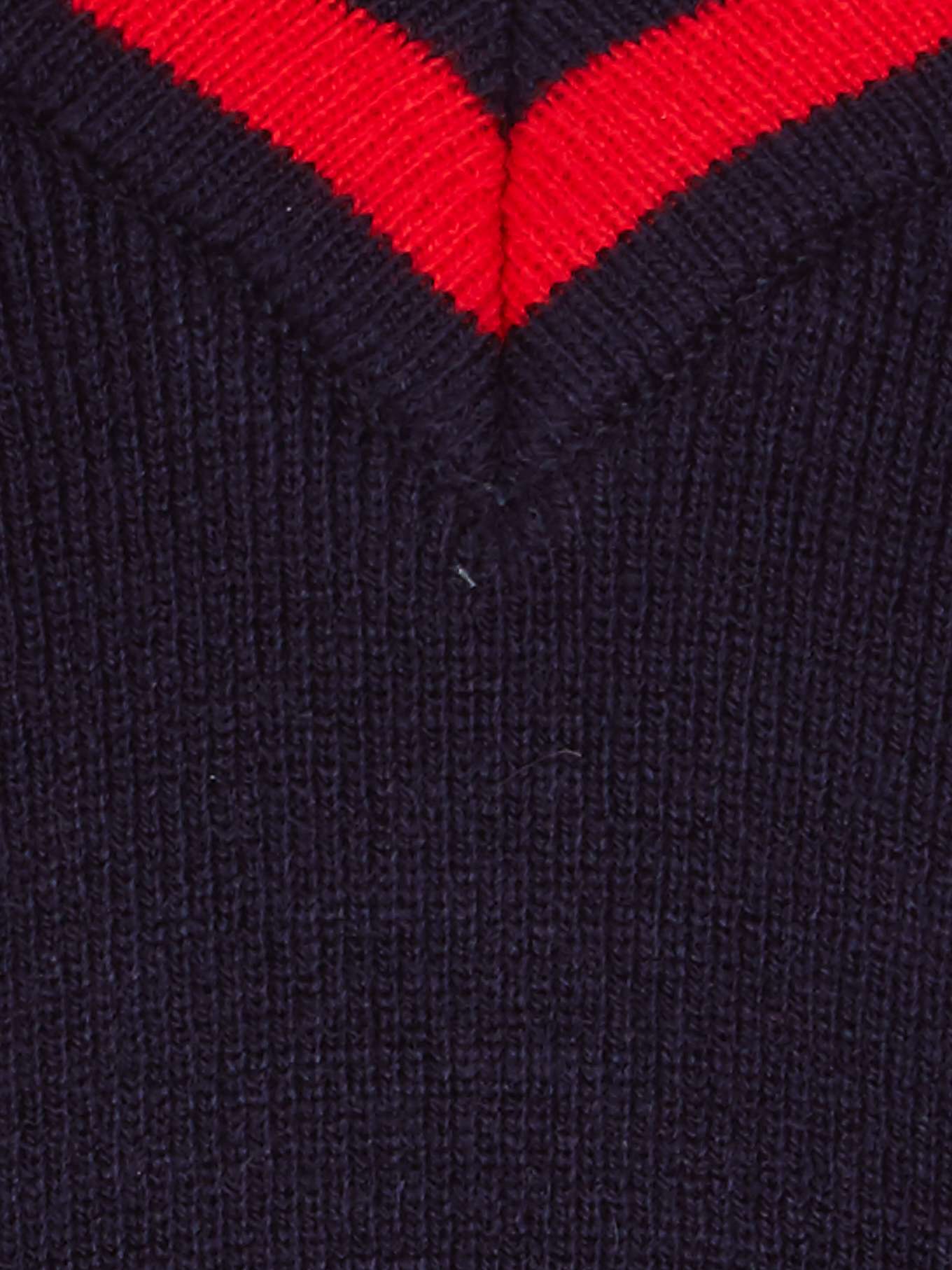 Buy Berkhampstead School Pullover, Navy/Red Online at johnlewis.com
