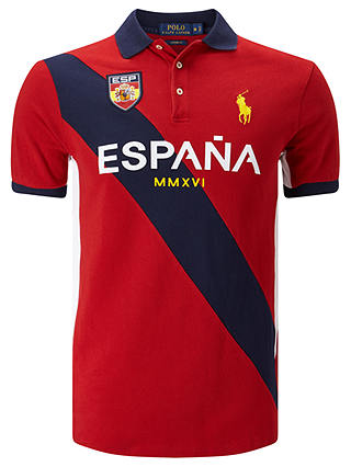 Polo Ralph Lauren Spain Polo Shirt, Country Red/Multi