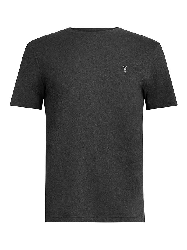 AllSaints Brace Tonic Crew Neck T-Shirt, Charcoal