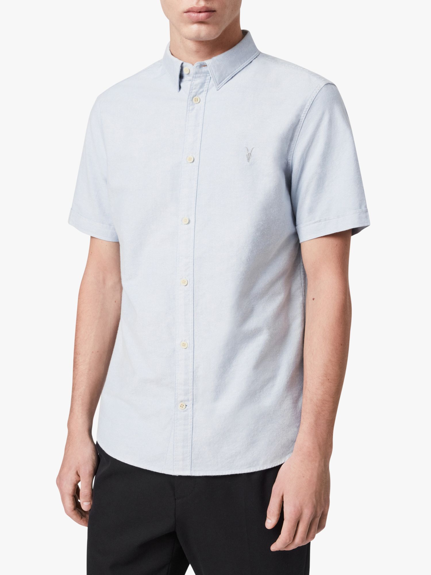 AllSaints Hungtingdon Slim Fit Short Sleeve Shirt