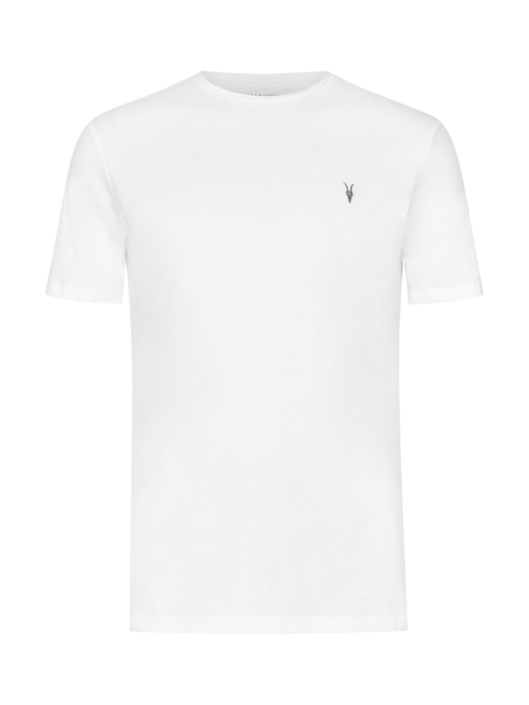 AllSaints Brace Tonic Crew Neck T-Shirt, Optic White, XS