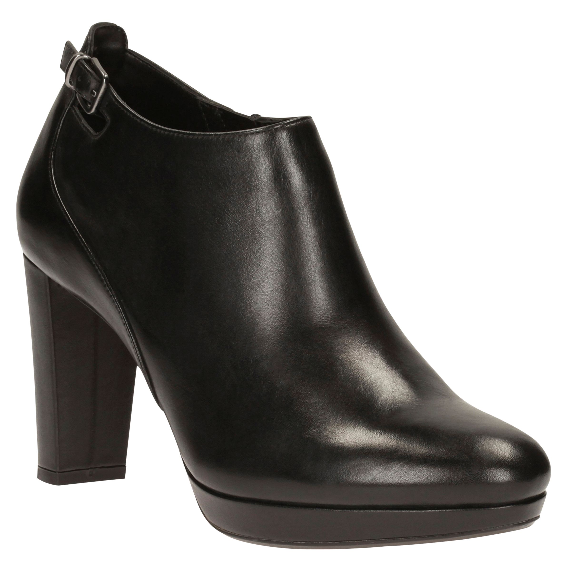 Clarks Kendra Spice Shoe Boots, Black 