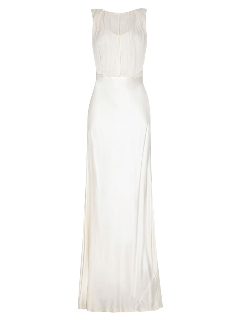 Ghost Hollywood Claudia Dress, Ivory at John Lewis & Partners
