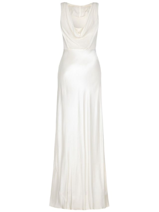 Ghost Hollywood Claudia Dress, Ivory, XS