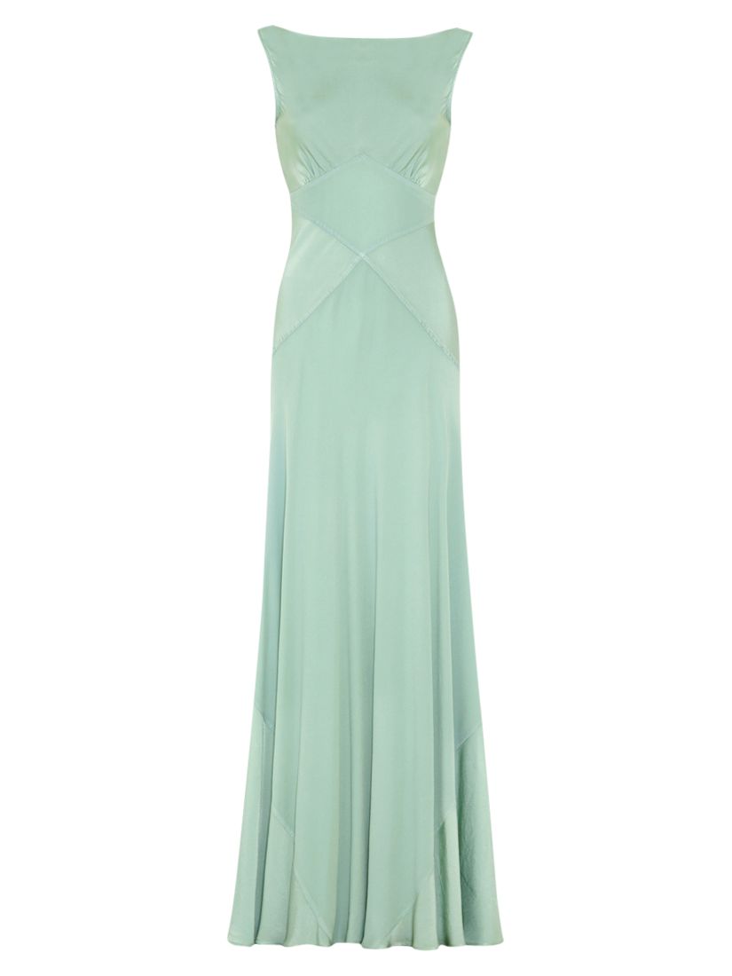 Ghost Taylor Dress, Dusty Green at John Lewis & Partners