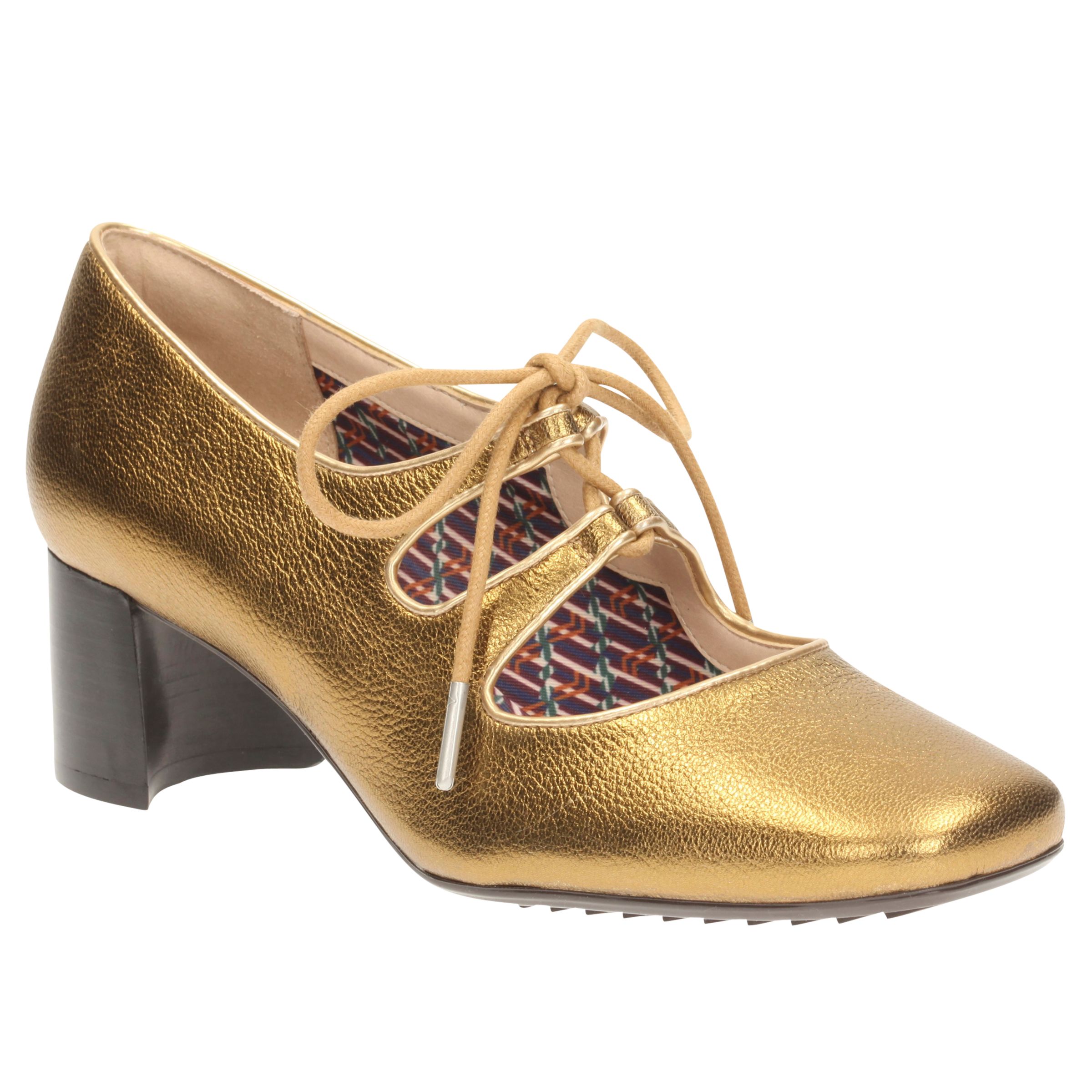 clarks gold court shoes