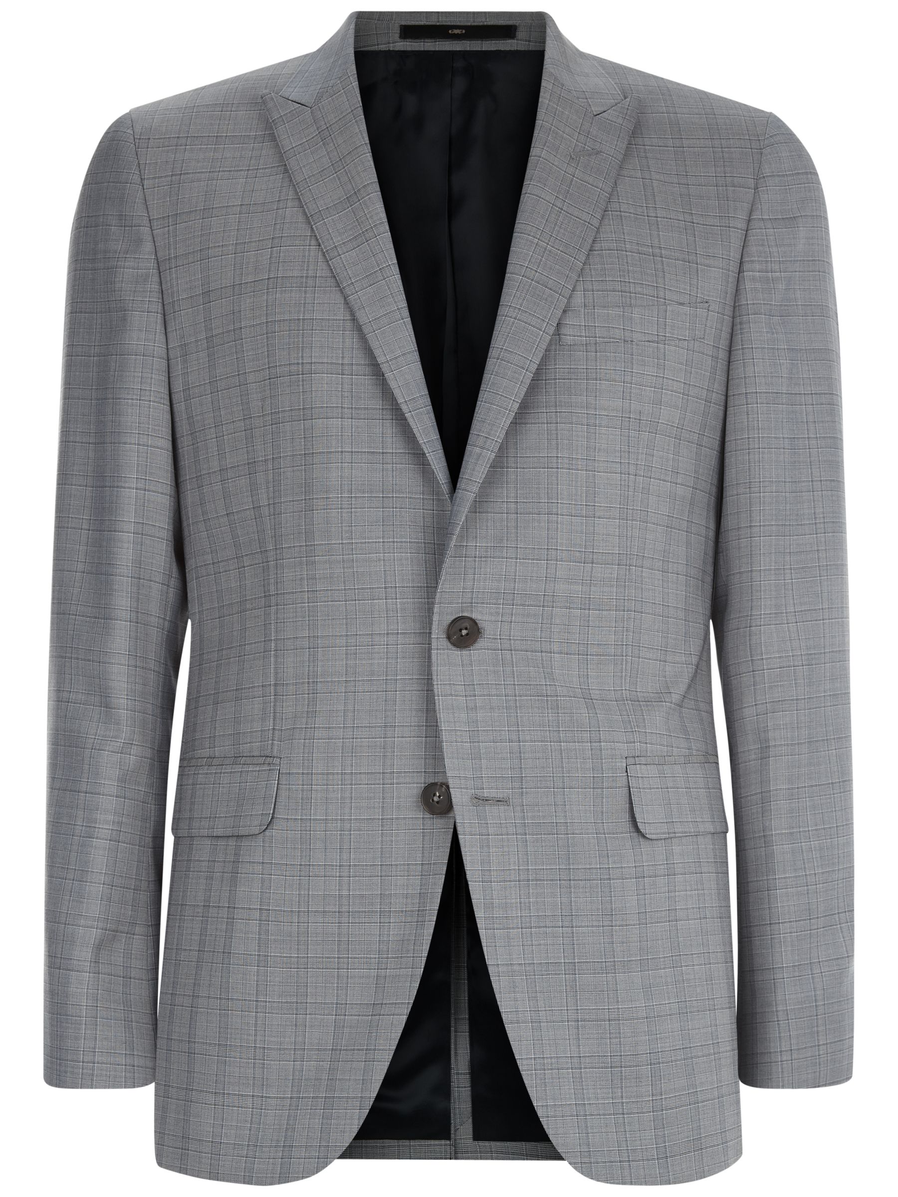 Jaeger Glen Check Slim Fit Suit Jacket, Grey