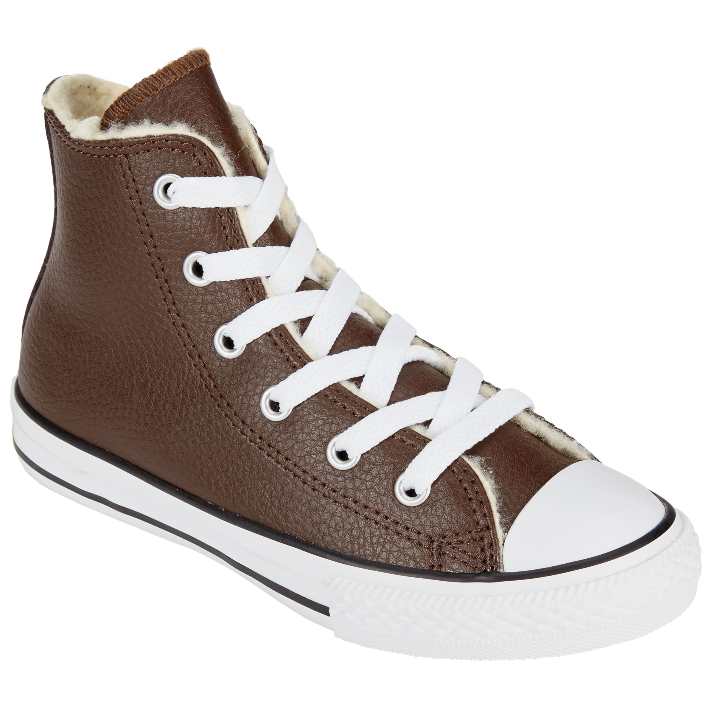 converse leather with fur
