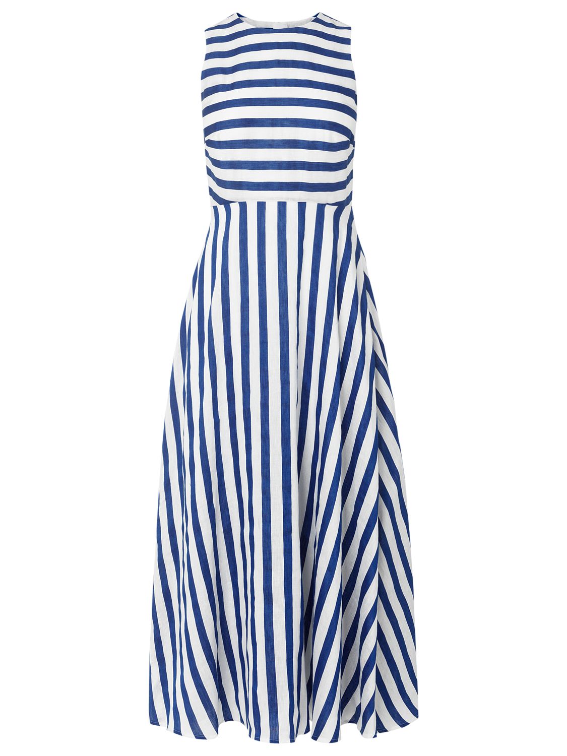 L.K. Bennett Harpa Striped Dress, Blue/White at John Lewis & Partners