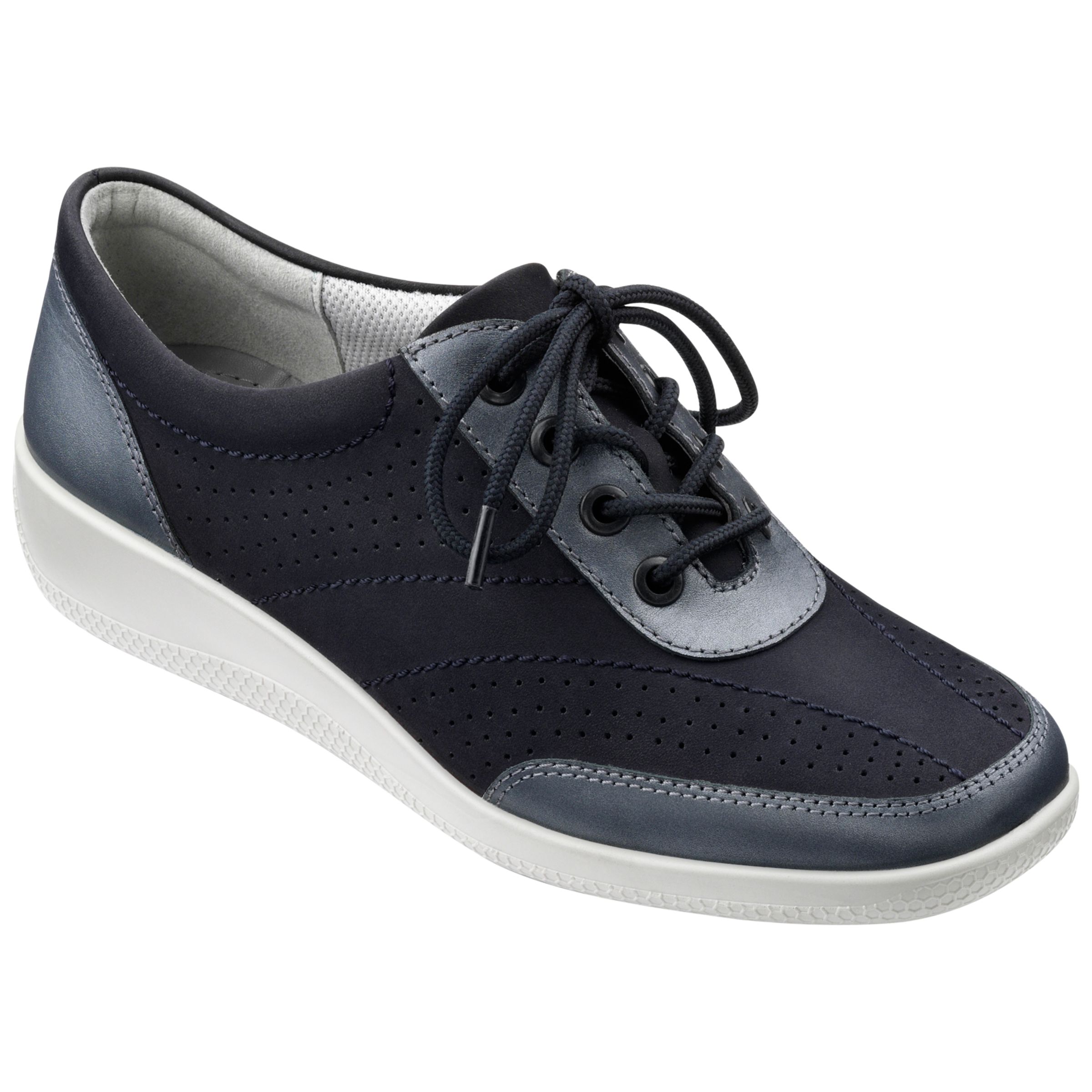 hotter ladies navy shoes