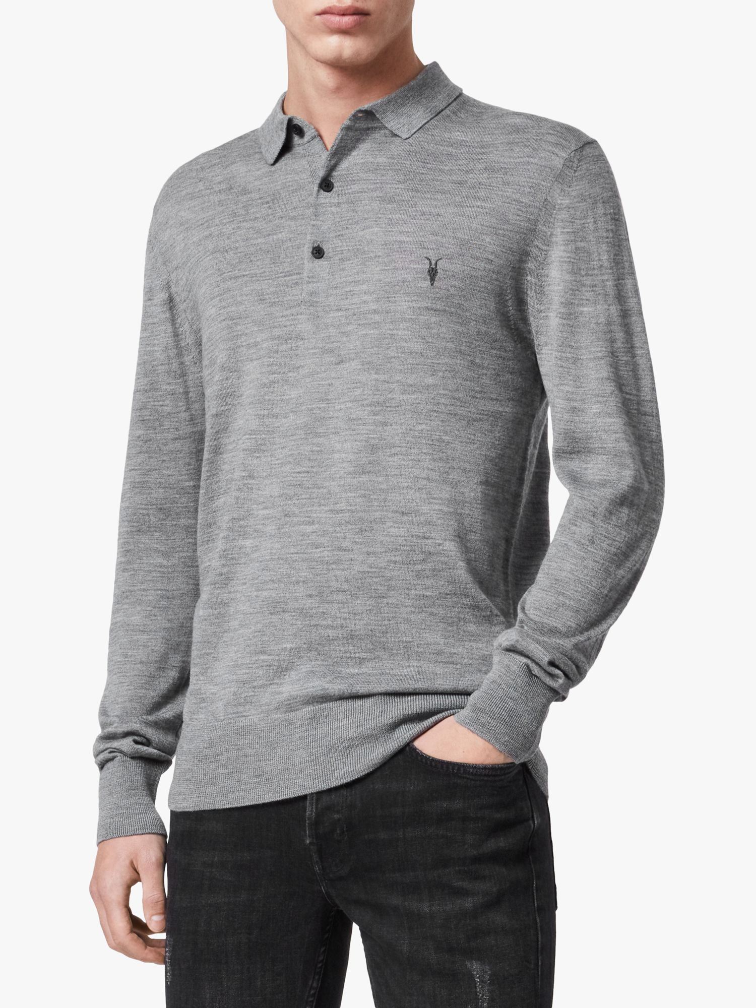 AllSaints Mode Merino Slim Fit Polo Shirt review