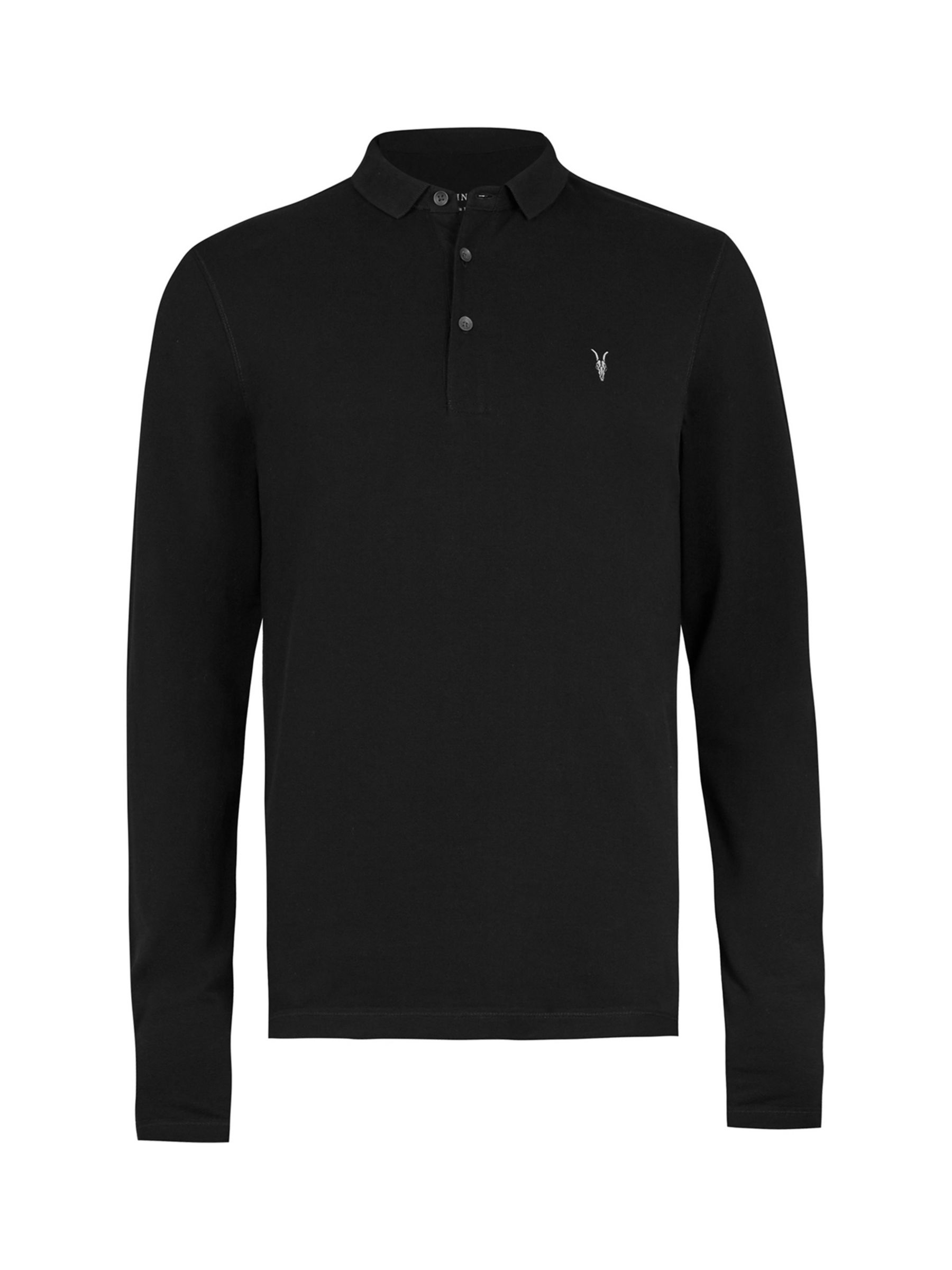 Buy AllSaints Reform Long Sleeve Polo Shirt Online at johnlewis.com