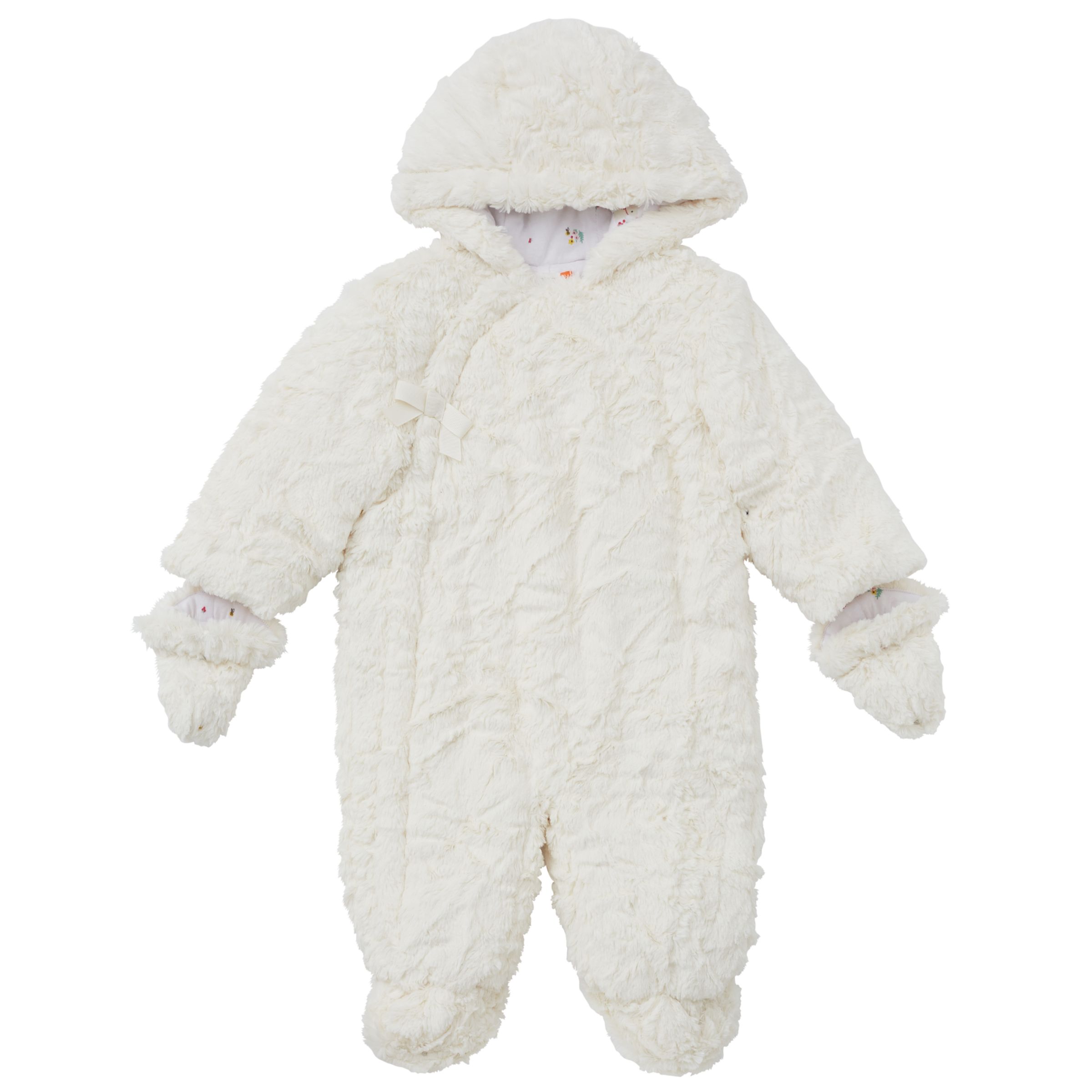 baby fluffy snowsuit