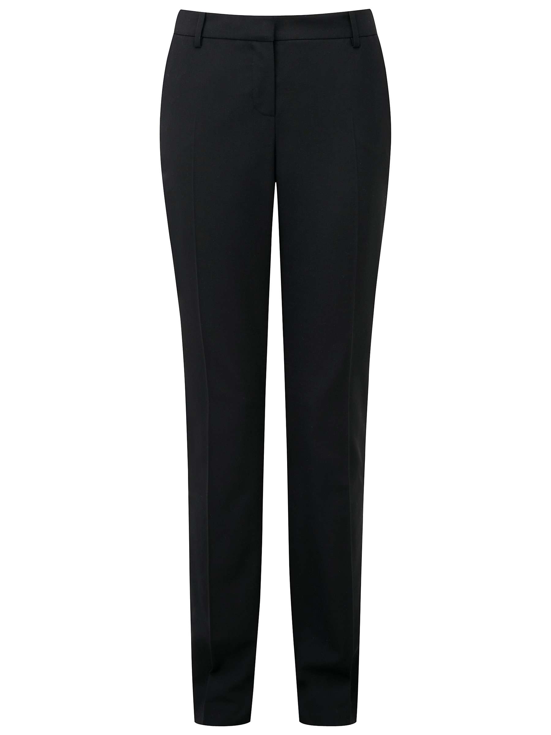 Buy Pure Collection Lana Slim Leg Trousers, Black Online at johnlewis.com