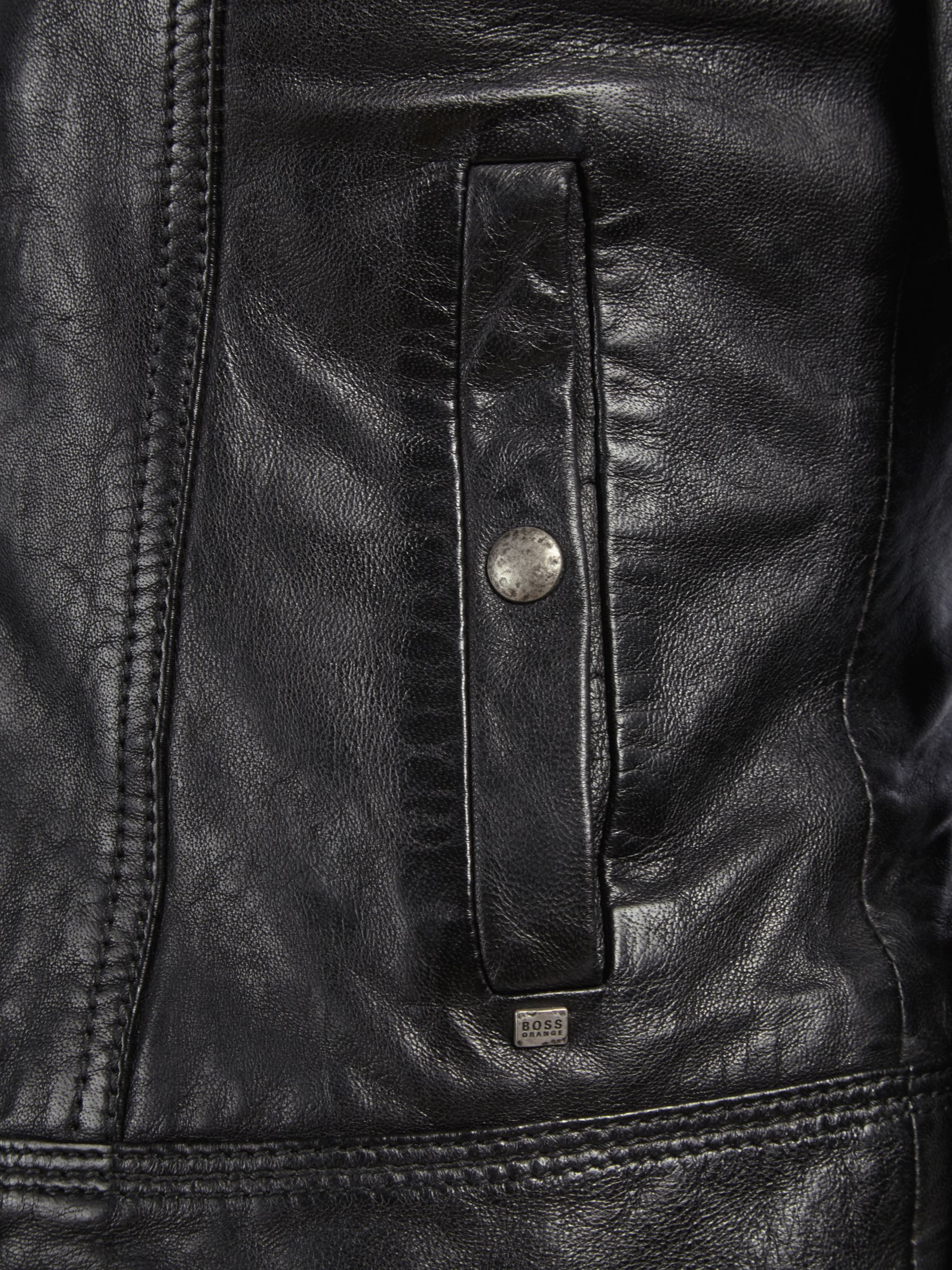 hugo boss janabelle leather jacket