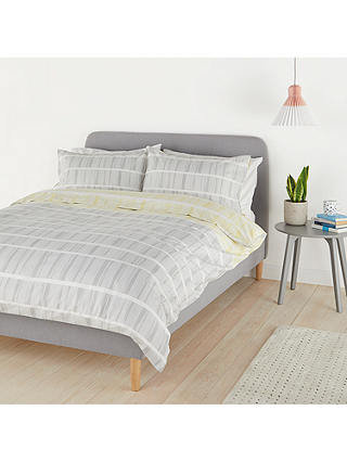 House by John Lewis Lines Duvet Cover and Pillowcase Set