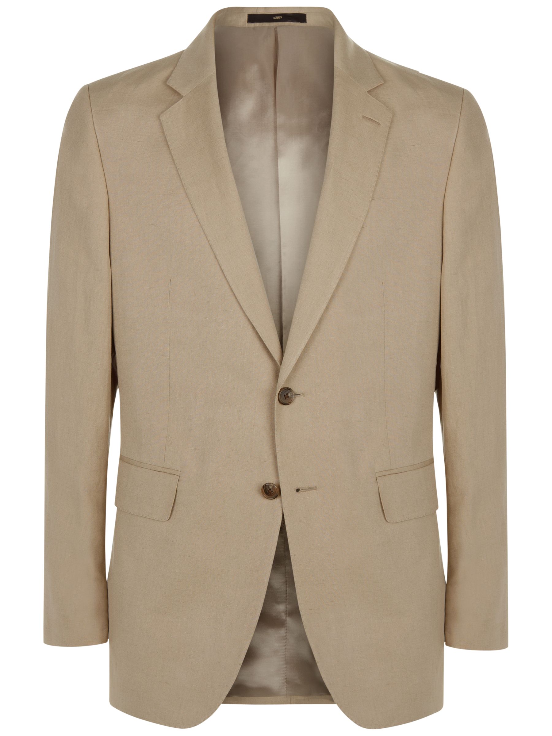 Jaeger Silk Linen Classic Fit Suit Jacket, Oatmeal