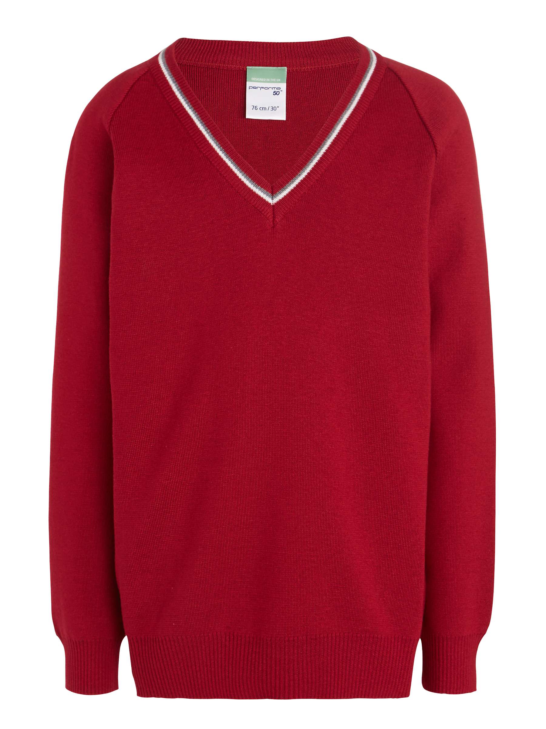 Buy Highclare School Junior Boys' Pullover, Red Online at johnlewis.com