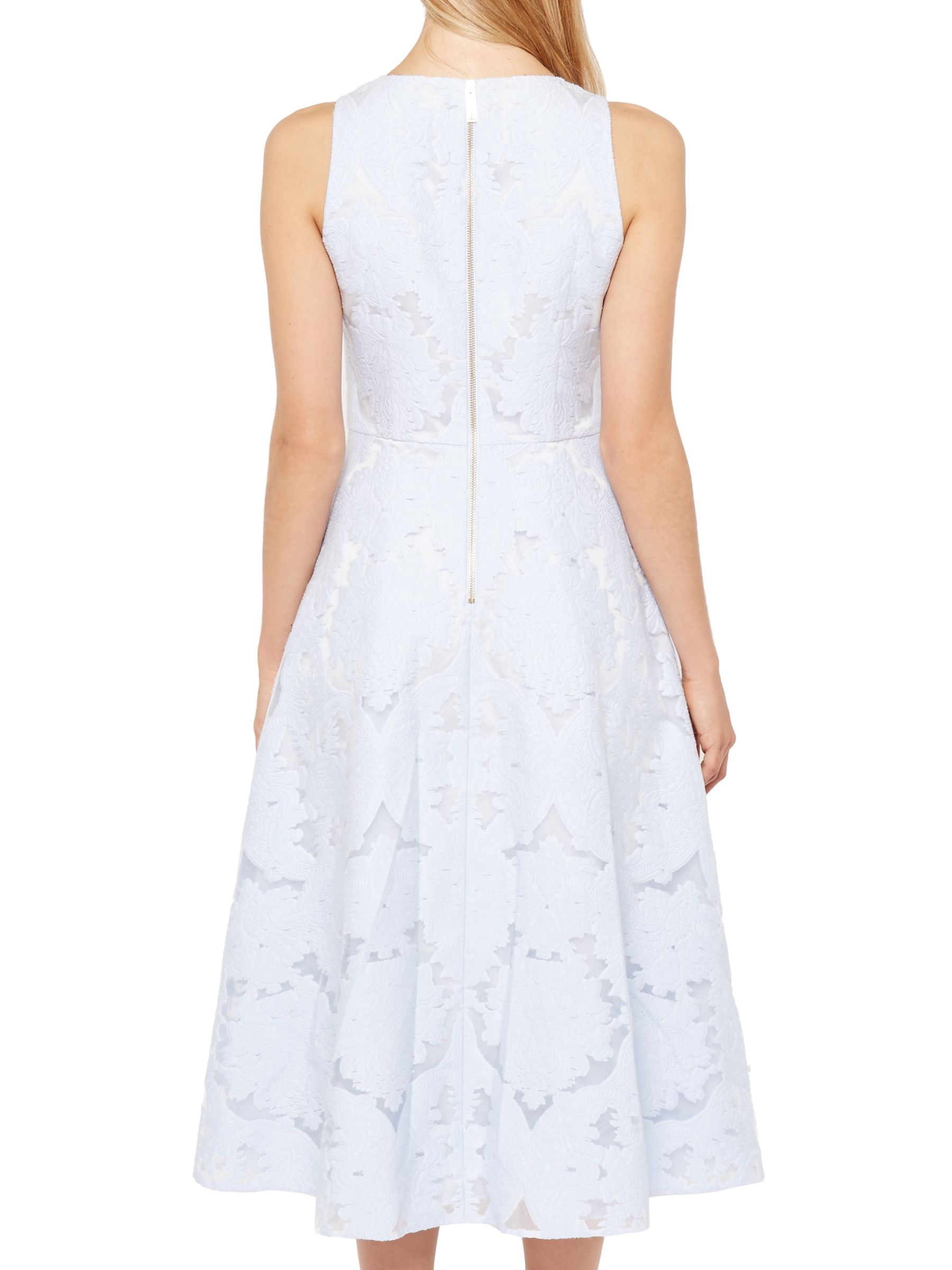 Buy Ted Baker Roshi Burnout Jacquard Midi Dress | John Lewis