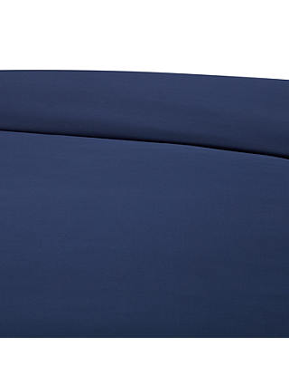 ANYDAY John Lewis & Partners Easy Care 200 Thread Count Polycotton Standard Pillowcase, Navy