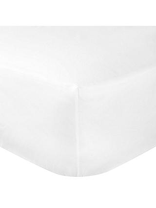 John Lewis & Partners 500 Thread Count Polycotton Deep Fitted Sheet