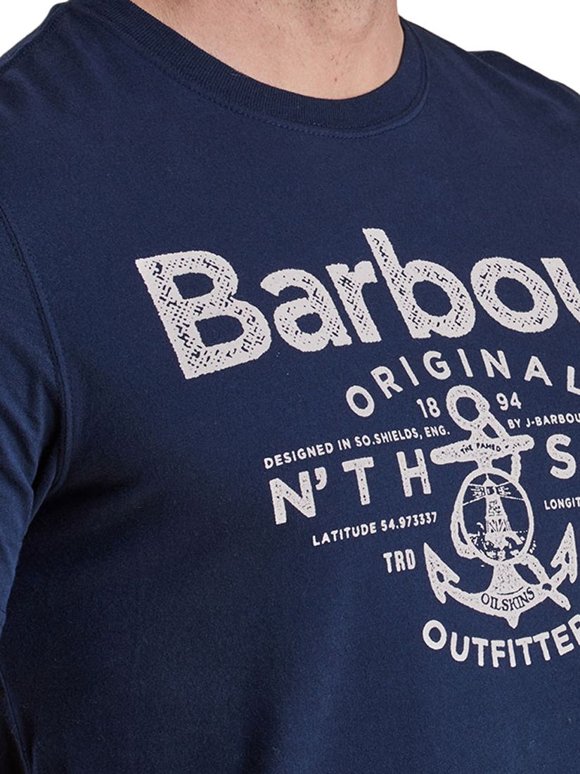 Barbour Sea Graphic T-Shirt, Navy