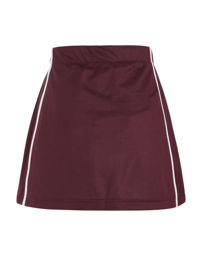 Highclare School Girls' Senior PE Skorts, Maroon, Waist 28