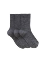 John Lewis Children's Wool Rich Socks, Pack of 3