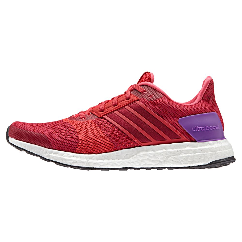 women's red adidas running shoes