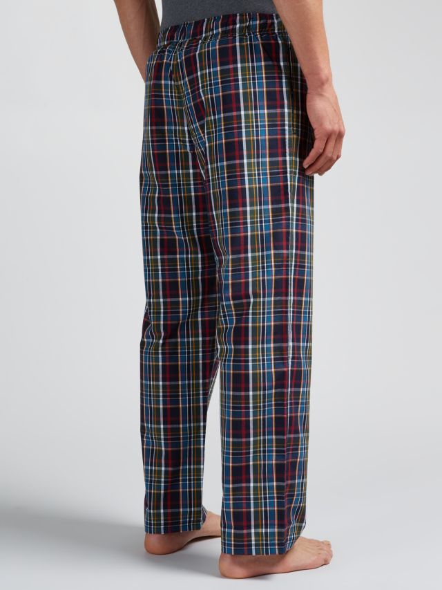 John Lewis Sheffield Check Lounge Pants, Blue