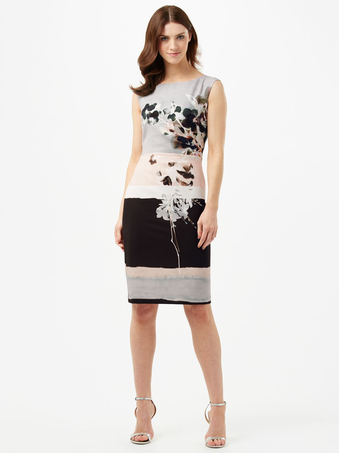 Phase Eight Rai Print Dress, Multi at John Lewis & Partners
