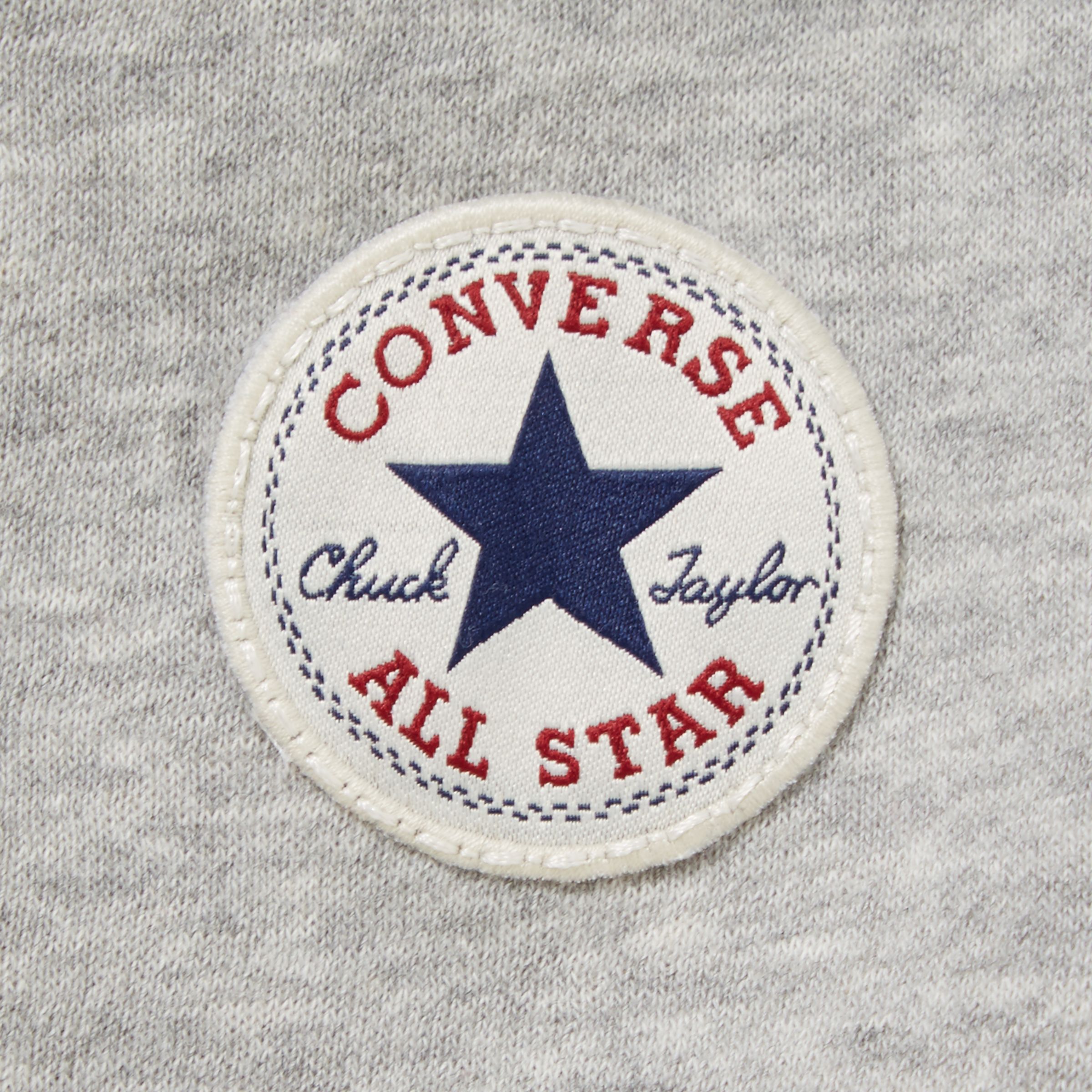 Converse Boys' Knitted Varsity Jacket, Grey Heather at John Lewis \u0026 Partners