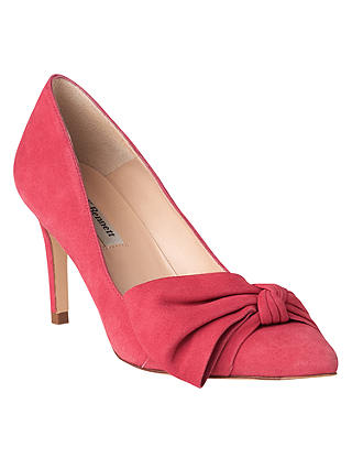 L.K. Bennett Caitlyn Bow Stiletto Heeled Court Shoes, Cherry