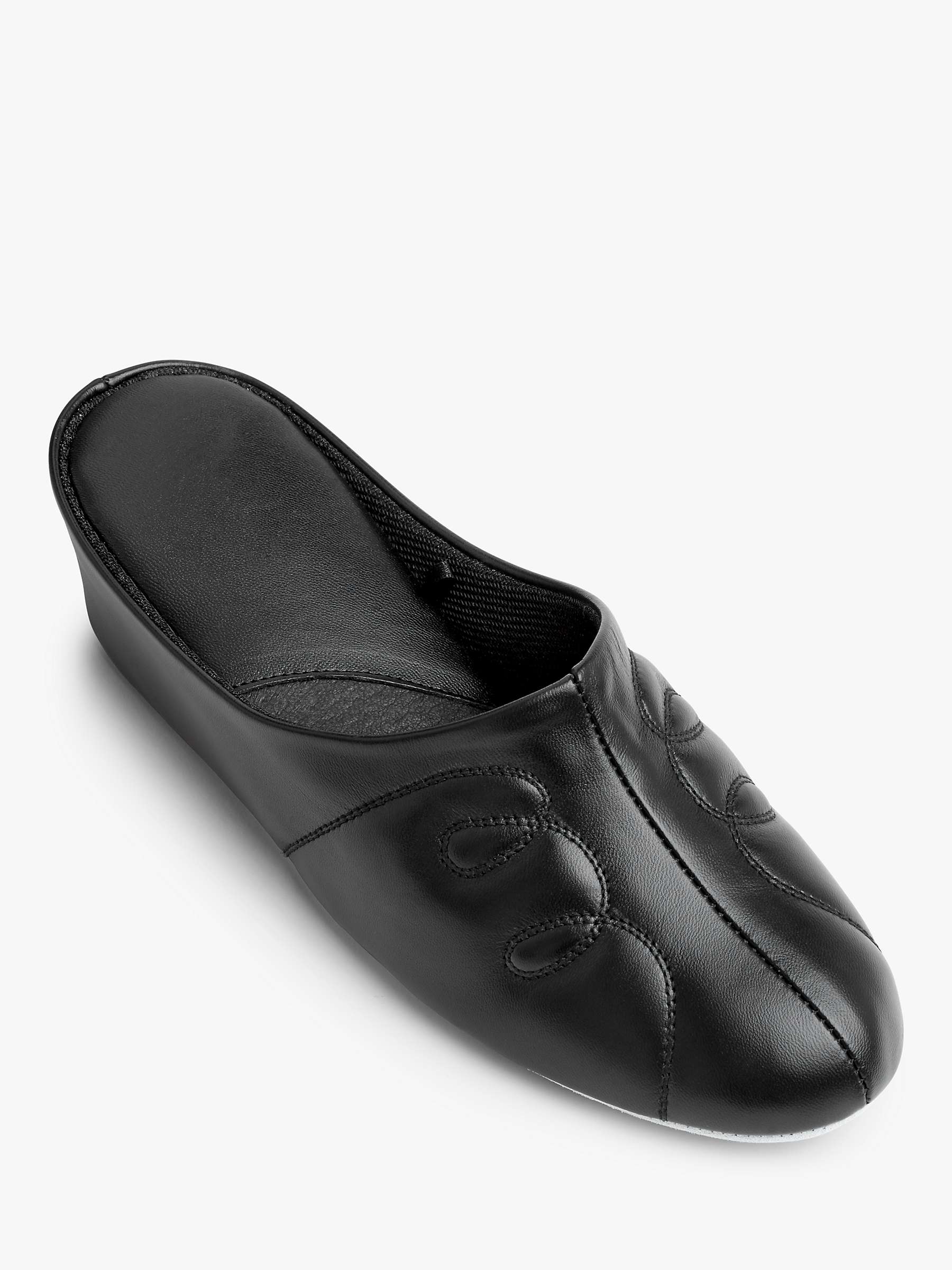 Buy John Lewis Tricia Leather Mule Slippers Online at johnlewis.com
